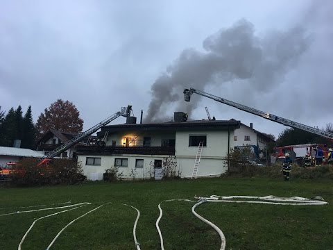 Wohnhausbrand am 06.11.2016 in Lam