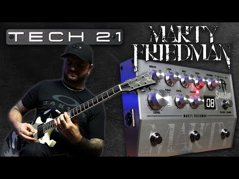 Marty Friedman Signature SansAmp pedal by Tech 21