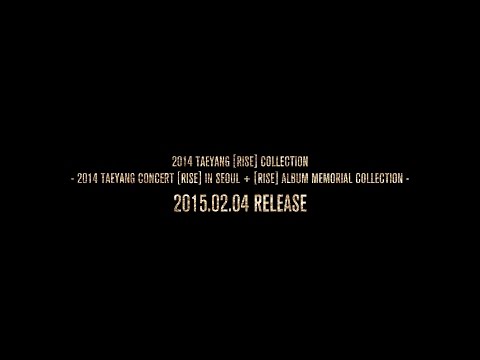 2014 TAEYANG 'RISE' COLLECTION