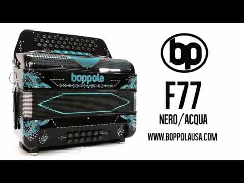 F77 - Nero/Acqua - www.boppolusa.com - boppola - Folk 77