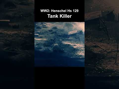 WW2, German Plane (Tank Killer): Henschel Hs 129 | 4k, 60fps, Colorized, Sound Design, AI Enhanced