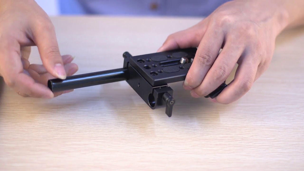 SmallRig 1775 Mounting Plate w/ 15mm Rod Clamps