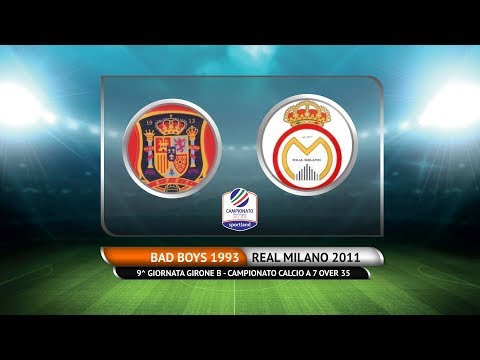 CAMPIONATO C7 OVER 35 - Bad Boys 1993 vs Real Milano 2011