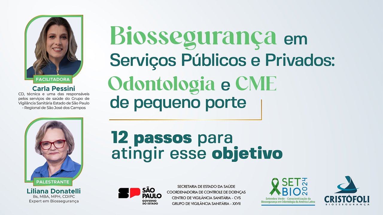 Biossegurança em Serviços Públicos: Odontologia e CME de pequeno porte