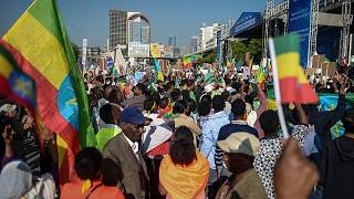 Thousands march in Addis Ababa against alleged forced recruitment in Tigray region
