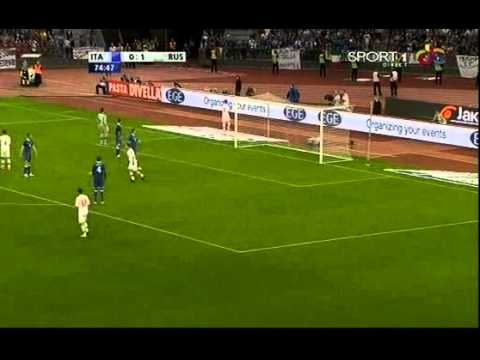 Italy vs Russia 0-2 Shirokov goal highlights