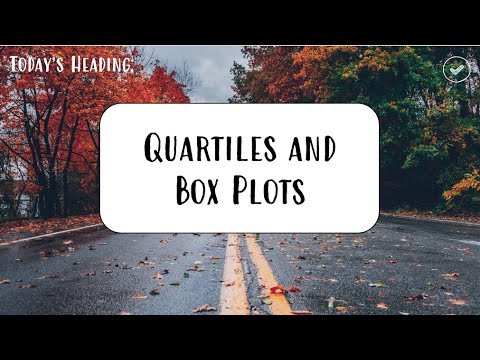 Quartiles and Box Plots