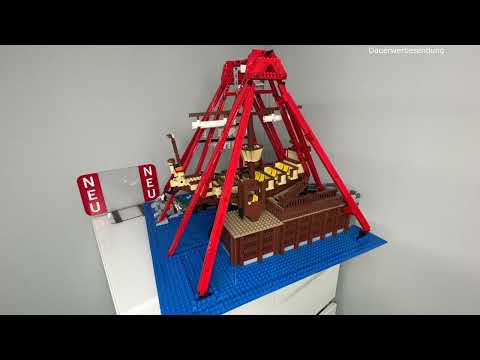 Ben's Lego ® / Klemmbausteine Welt ( World ) - PIRATE SHIP MOC-67413- SCHIFFSCHAUKEL REVIEW Video 56