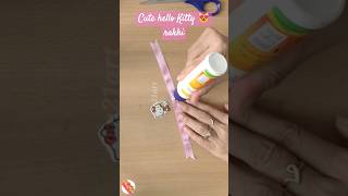 Cute Hello kitty 😻 Rakhi | How to make Rakhi at home | #n21art #rakhi #diyrakhi #rakhi2023