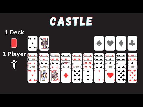 How To Play Castle Solitaire - YouTube