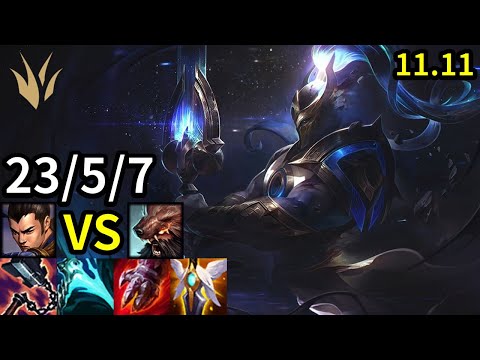 Xin Zhao Jungle vs Udyr - KR Challenger | Patch 11.11