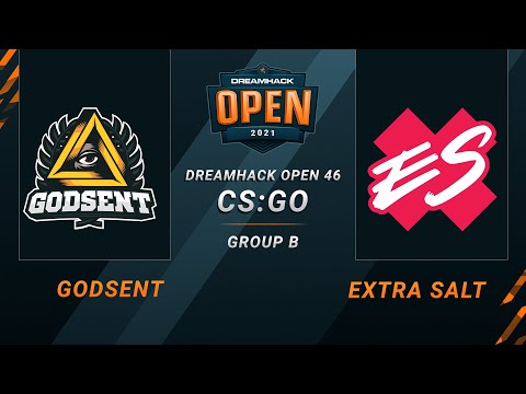 CS:GO - Extra Salt vs. GODSENT [Ancient] Map 2 - DreamHack Open 46  - Group B - NA