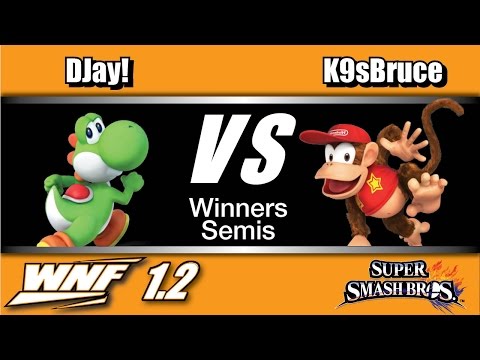 WNF 1.2 - SCB | DJay! (Yoshi) Vs. K9sBruce (Diddy Kong) Winners Semi - Smash Wii U