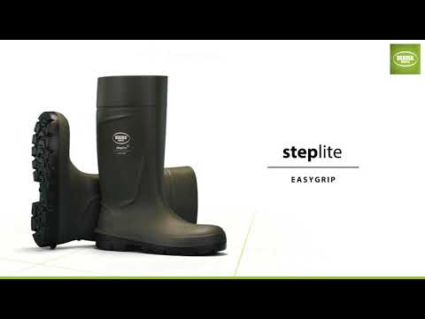 Steplite EasyGrip, steel toe cap and midsole (S5), green