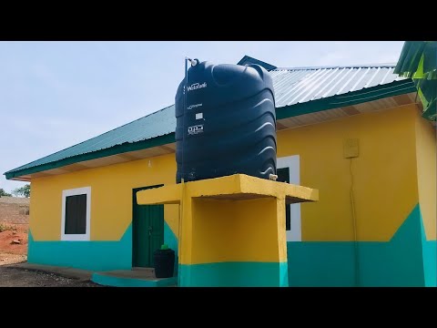 Ce Château d'eau distribue de l'eau pour plus de 1000 personnes !