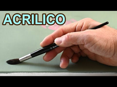 Preparare la tela per dipingere con gli acrilici