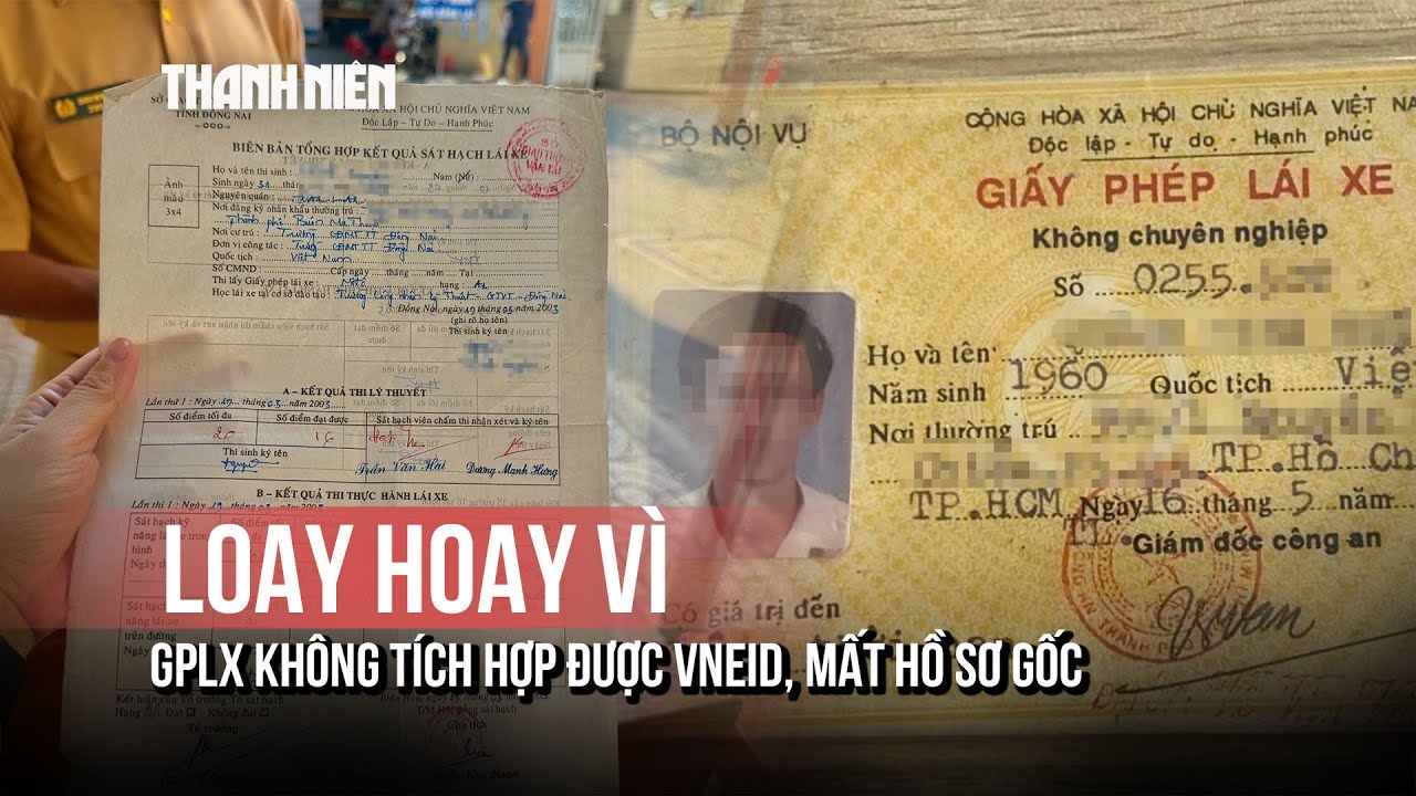 GPLX không lên VNeID, mất hồ sơ gốc: Có nguy cơ mất quyền đổi bằng lái?