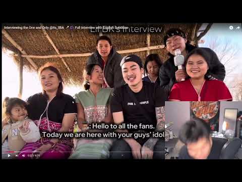 Interviewing the One and Only ‪@Its_lilbk‬ Reaction TaehDoes