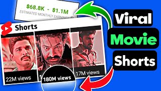 How to make Viral Movie Shorts For Millions Of Views!