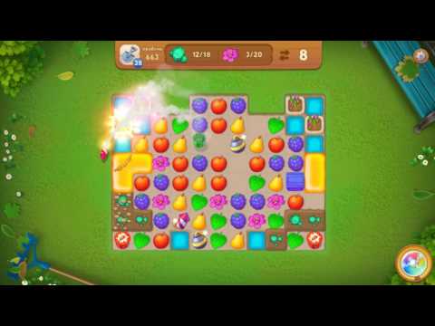 GardenScapes Level 663 Walkthrough