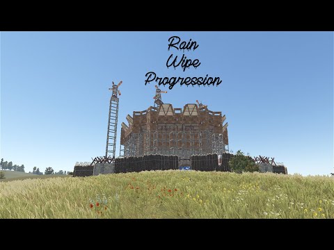 Rust Zerg Progression / .Rain // Builder POV // 1000 Rocket Raid // Roams // Farming // ATM