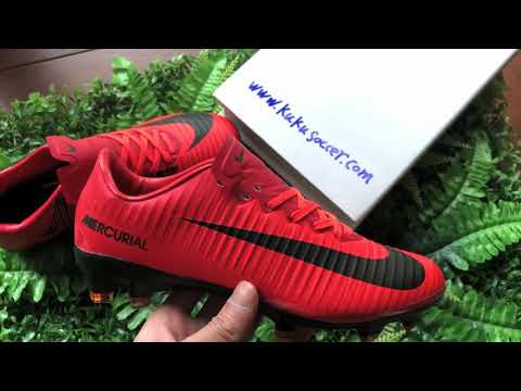 Nike Mercurial Vapor XI FG University Red Black