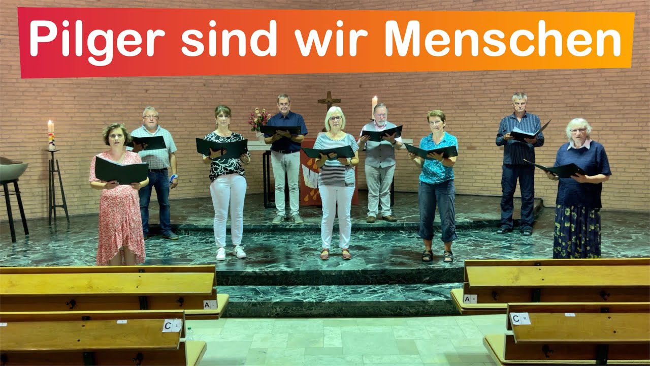 Text Kirchenlieder Pilger sind wir Menschen MusikGuru
