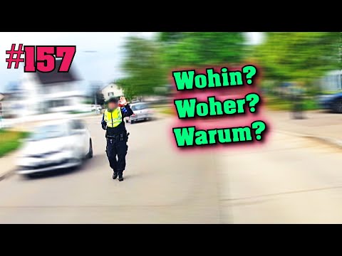 Police checkpoint and almost hit a motorcycle | German drivers | Dashcam Stories #157