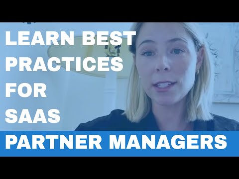 Best practices for SaaS Partner Managers early in their career or those contemplating a career move