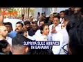Supriya Sule Pays Her Last Respects To Cousin Ajit Pawar Who Died In A Plane Crash In Baramati