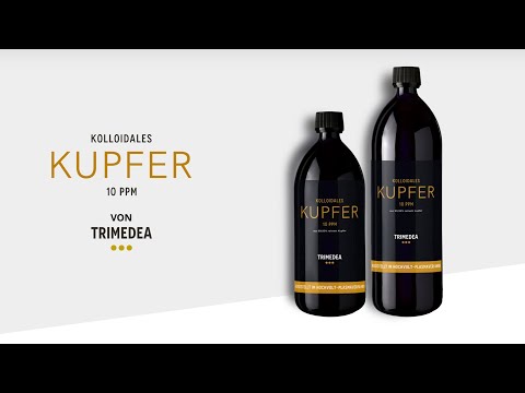 Kolloidales Kupfer 10ppm - hergestellt im Hochvolt-Plasmaverfahren mit 10.000V. Keine Elektrolyse!