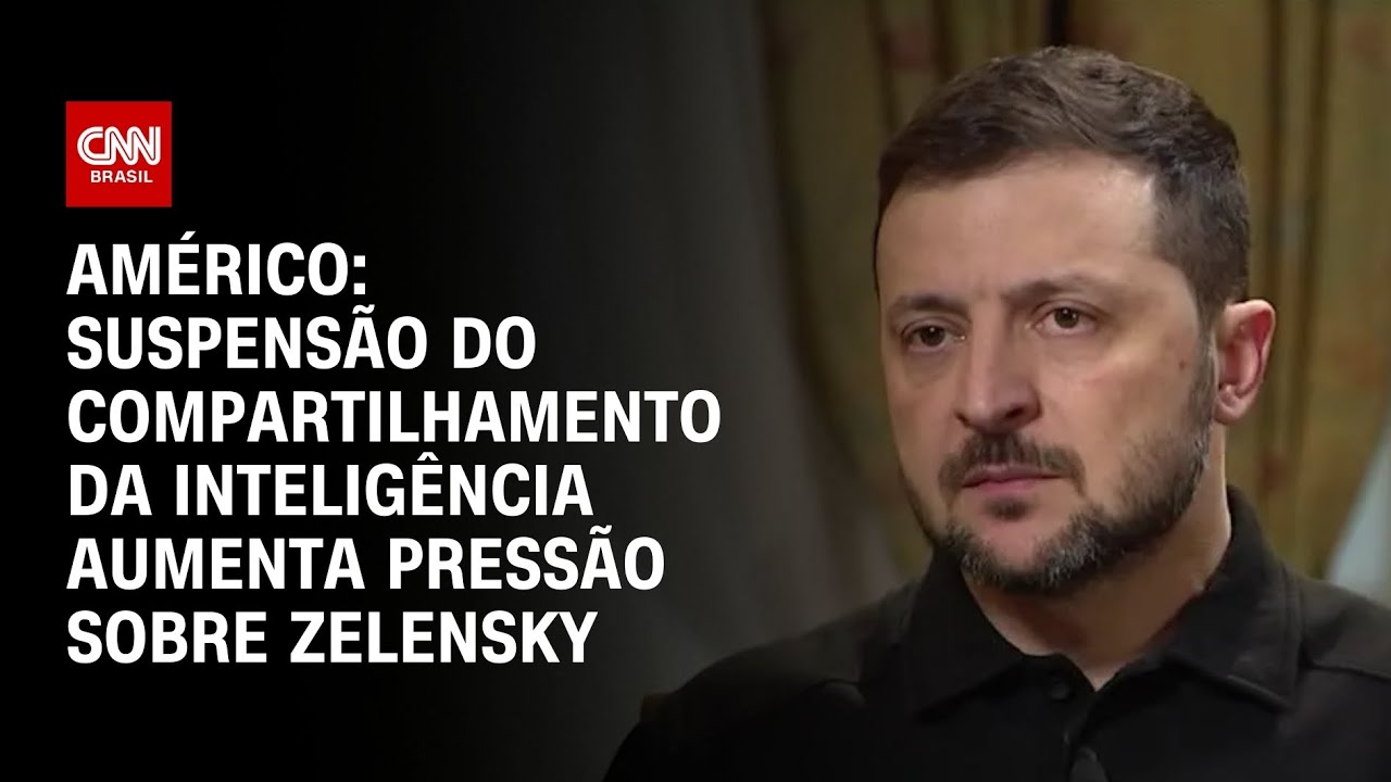 Américo: Suspensão do compartilhamento da inteligência aumenta pressão sobre Zelensky | BASTIDORES