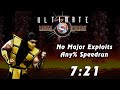 Ultimate Mortal Kombat 3 Any Scorpion NME Speedrun In 7 21 PB