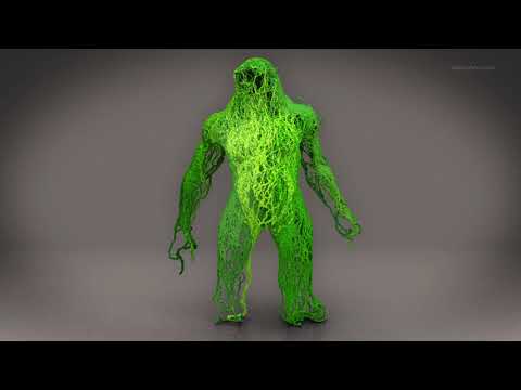 Blender IvyGen Growth Animation Experiment