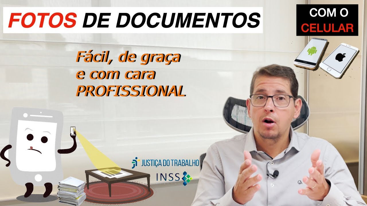 Como tirar fotos de documentos com o celular para PROCESSOS INSS ou só guardar iPhone Android #bbadv