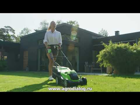 Аккумуляторная газонокосилка Greenworks G40LM35