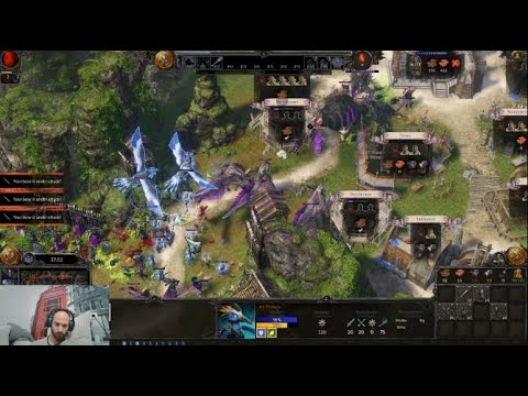 Играем в мультиплеере в SpellForce 3 - я завалил титана но проиграл матч...