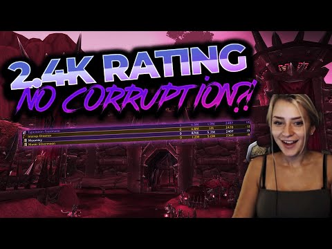 2.4K RATING WITH NO CORRUPTION?? BFA HOLY PALADIN 2V2 ARENA