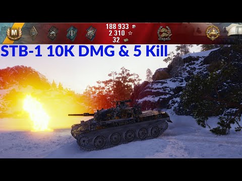 STB 1-10K DMG & 5 Kill Easily   World of Tanks
