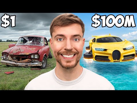 $1 Vs $100,000,000 Car! | MrBeast In Hindi