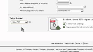 Ticket formats explained