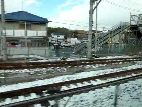 Chuo Line (B) The Day After a Snowstorm - (120124)