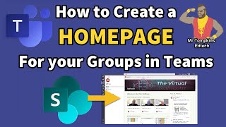 How to make a Homepage for your Microsoft Teams group / class - great 