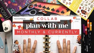 COLLAB! NOVEMBER PLAN WITH ME :: Memory A Day & Currently Monthly Planner Setup