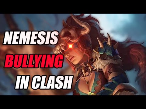 SMITE SEASON 8 NEMESIS - Bullying Random Poor People In Clash - (SMITE Funny & Cringe Moments #9)