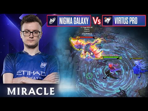 Miracle- 1st Professional GAME in 7.36 against Virtus PRO  | Nigma vs Virtus Pro