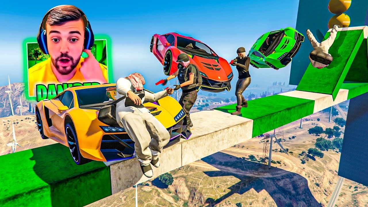 CORRE O TE ATROPELLO! ME RIO DE TODOS!! - GTA 5 ONLINE
