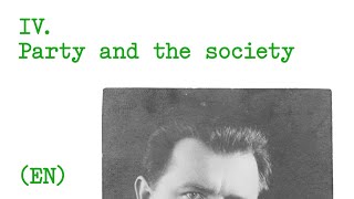 100 Years since the Founding of KSČ — IV. Party and the society video