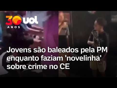 Adolescentes são baleados pela PM ao encenarem assalto para vídeo de redes sociais no CE