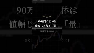 FXロットの上げ方｜ドル円で90万円、取れたのは45pipsだけでした #shorts